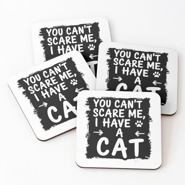 Item preview, I have a cat, not afraid designed and sold by Fab-Haven.