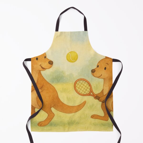 Item preview, Two kangaroos playing tennis designed and sold by Mauswohn.