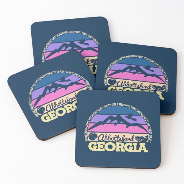 Item preview, Abbottsford Georgia Sunset Retro Vintage Local Pride Logo designed and sold by CRHPOD20.