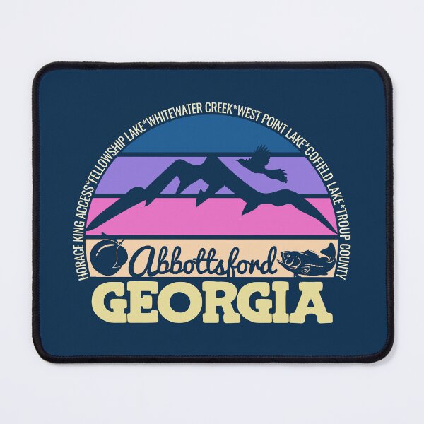 Item preview, Abbottsford Georgia Sunset Retro Vintage Local Pride Logo designed and sold by CRHPOD20.