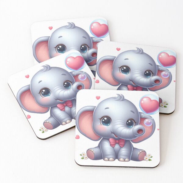 Item preview, Baby Elephant Love designed and sold by TeetasticBtque.