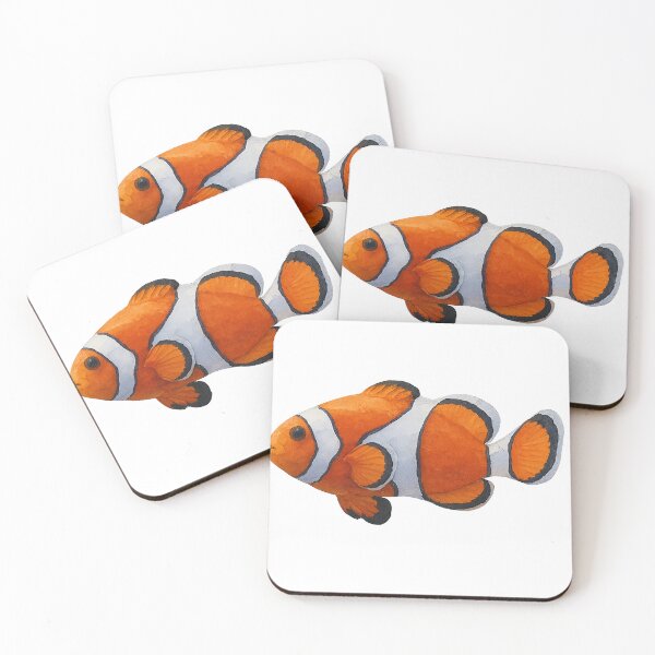 Item preview, Clownfish – Transparent Watercolor Sticker Design designed and sold by Pacika.