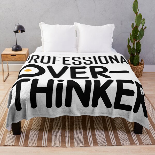 Item preview, Professional Overthinker - Funny Introvert & Anxiety Quote designed and sold by Evolved Ape.
