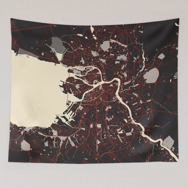 Item preview, Saint Petersburg City Map of Russia - Vector designed and sold by deMAP.