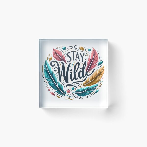 Item preview, stay wild designed and sold by TrueArtVibes.