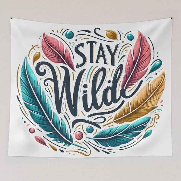 Item preview, stay wild designed and sold by TrueArtVibes.