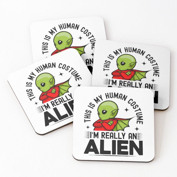 Item preview, This Is My Human Costume I'm Really An Alien Funny T-Shirt designed and sold by KGN  CREATIVITY.