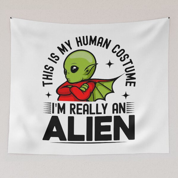 Item preview, This Is My Human Costume I'm Really An Alien Funny T-Shirt designed and sold by KGN  CREATIVITY.