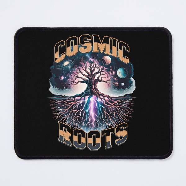 Item preview, Cosmic Roots Tree Merging Earth and Galaxy designed and sold by Taans-Creation.