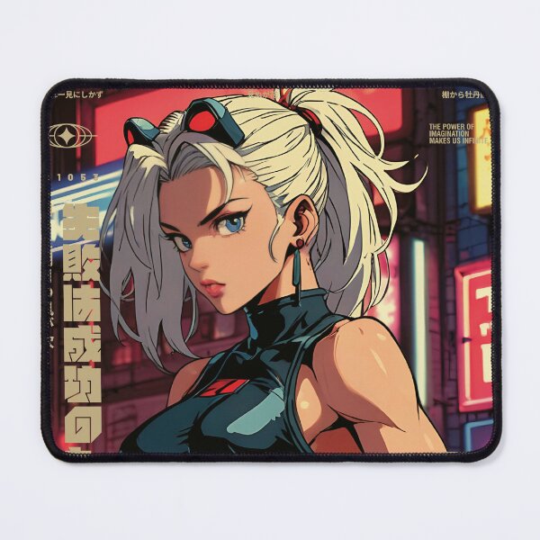 Item preview, cyberpunk girl on the street designed and sold by BOZGO.