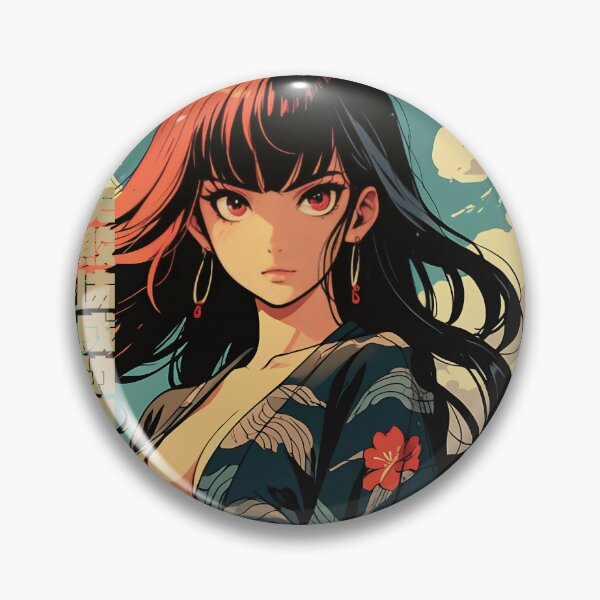 Item preview, cute japanese girl with kimono designed and sold by BOZGO.