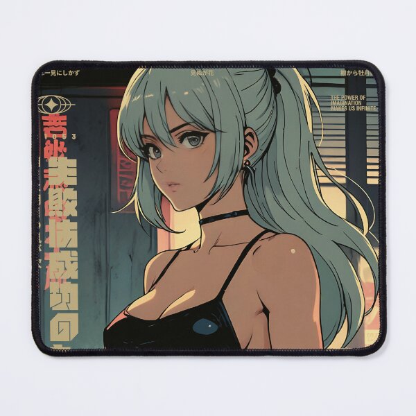 Item preview, Japanese girl with white hair designed and sold by BOZGO.