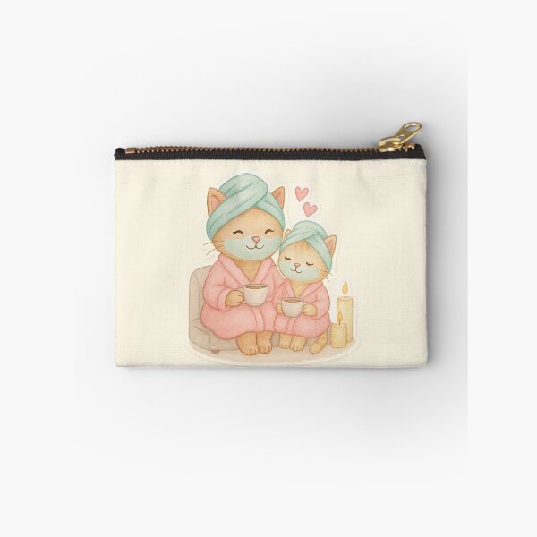 Item preview, Cozy Cat - Mother and Kitten Relaxing Art designed and sold by Itika Bhattacharjee.