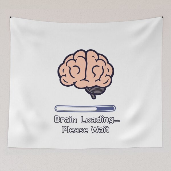 Item preview, Brain loading please wait designed and sold by RedVelvetUtd.