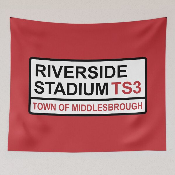 Item preview, Middlesbrough Riverside Stadium Iconic Street Sign designed and sold by DelfDesign.