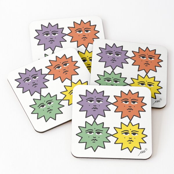 Item preview, Funny happy coloured sun designed and sold by Flowerix .