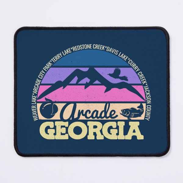 Item preview, Arcade Georgia Sunset Retro Vintage Local Pride Logo designed and sold by CRHPOD20.