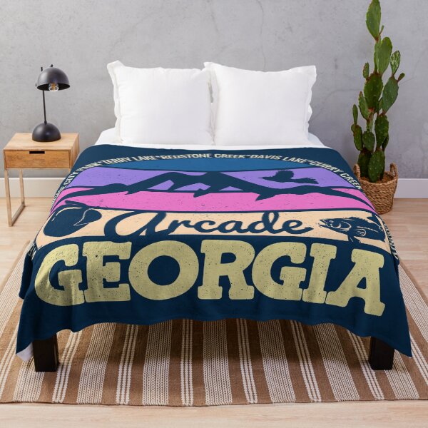 Item preview, Arcade Georgia Sunset Retro Vintage Local Pride Logo designed and sold by CRHPOD20.