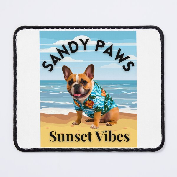 Item preview, French Bulldog Sunset Vibes – Tropical Beach Dog Design designed and sold by Fredster1966.