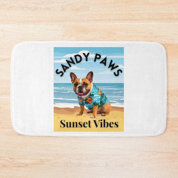 Item preview, French Bulldog Sunset Vibes – Tropical Beach Dog Design designed and sold by Fredster1966.