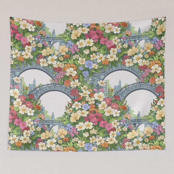 Item preview, Bridge Flowers designed and sold by CoolPixels.