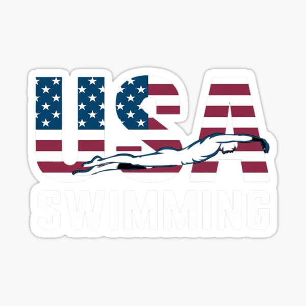 Item preview, USA Swimming Athlete Summer US Swim Aquatic Sport Letters designed and sold by MTGT.