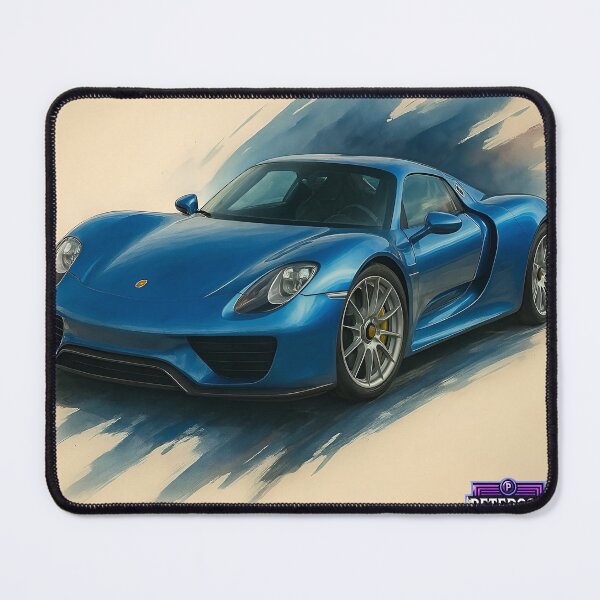 Item preview, Porsche 918 Spyder Fanart (Blue) designed and sold by Peterson Designs.