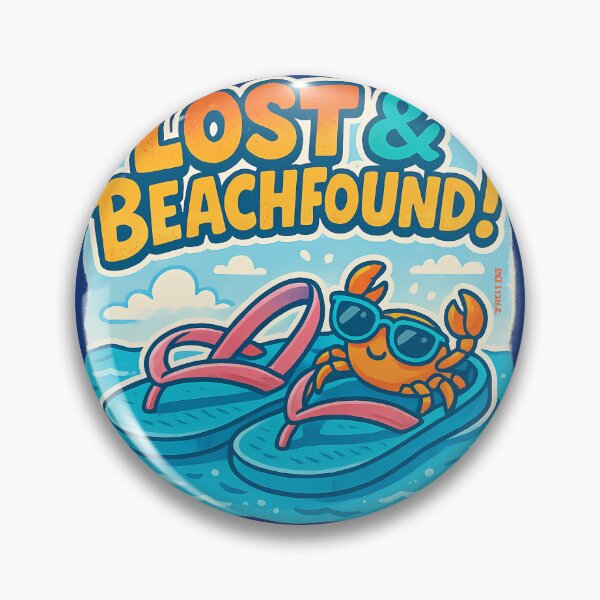Item preview, Lost & Beachfound – Funny Crab in Flip-Flops Pop Art designed and sold by Sweetday2025.