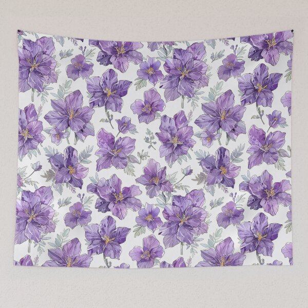 Item preview, Amethyst Flowers designed and sold by CoolPixels.