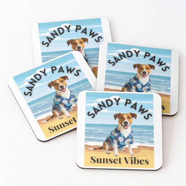 Item preview, Jack Russell Terrier Sunset Vibes – Cute Tropical Beach Dog Design designed and sold by Fredster1966.