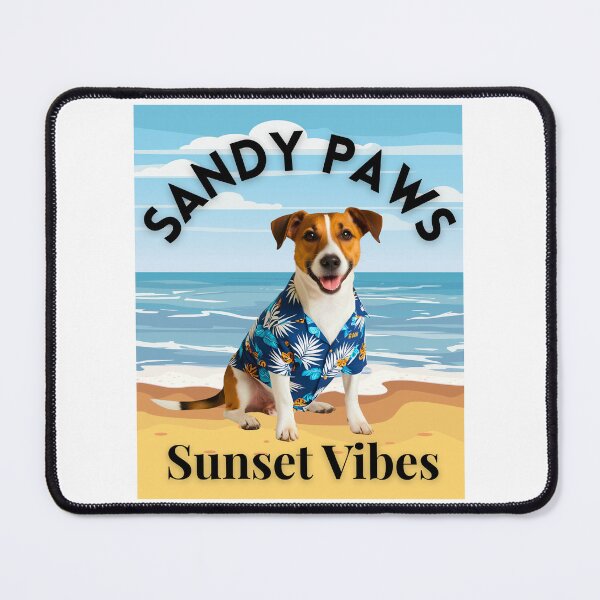 Item preview, Jack Russell Terrier Sunset Vibes – Cute Tropical Beach Dog Design designed and sold by Fredster1966.