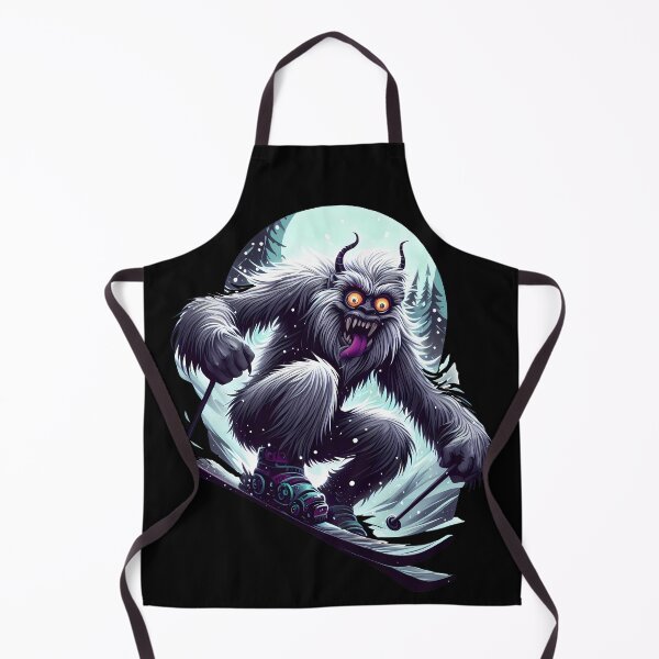 Item preview, Yeti Skiing designed and sold by Funny Vintage Stickers And T-Shirts.