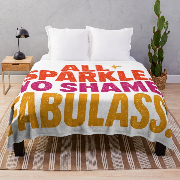 Item preview, Fabulass Bold Typography – All Sparkle, No Shame – Empowerment Graphic Design For Shirts, Stickers, Mugs & More designed and sold by eatmorvelopator.