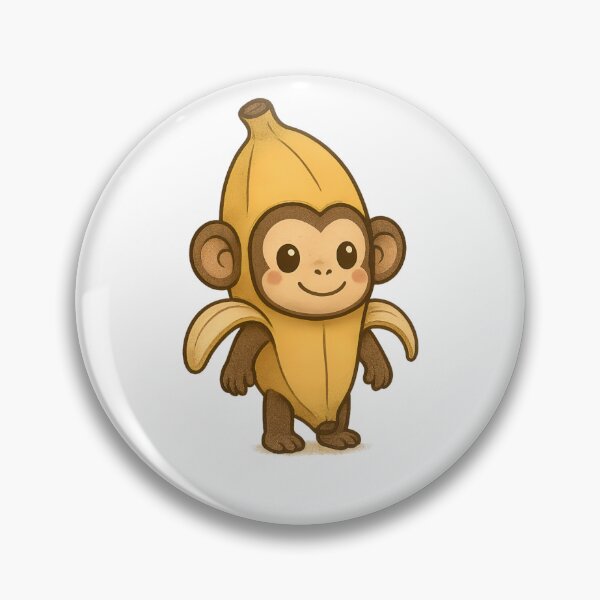 Item preview, Chimpazini Bananini (Kawaii)  designed and sold by WhimsyGraph.