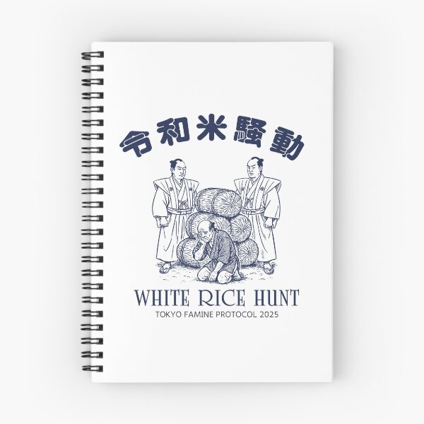 Item preview, WHITE RICE HUNT - Tokyo Famine Protocol 2025 designed and sold by corie-noon.