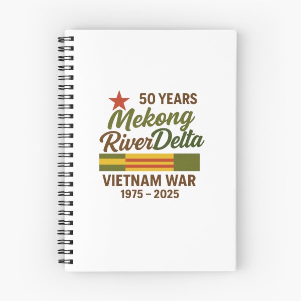 Item preview, Mekong River Delta 50 Years Vietnam War Tribute (1975–2025) designed and sold by Right-UR.