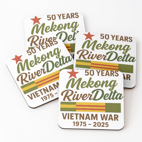 Item preview, Mekong River Delta 50 Years Vietnam War Tribute (1975–2025) designed and sold by Right-UR.
