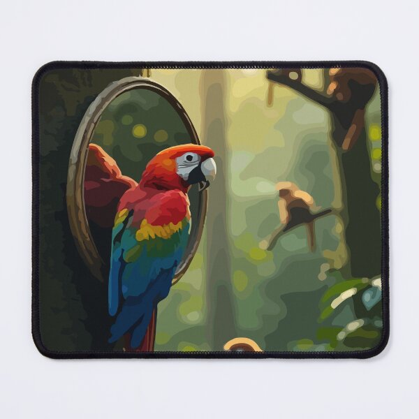 Item preview, Curious Parrot designed and sold by Whose-sweat.
