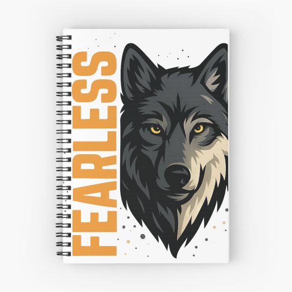 Item preview, Fearless Wolf Head – Bold Alpha Animal Illustration designed and sold by VIBE CRAFT STUDIO.