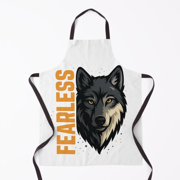 Item preview, Fearless Wolf Head – Bold Alpha Animal Illustration designed and sold by VIBE CRAFT STUDIO.