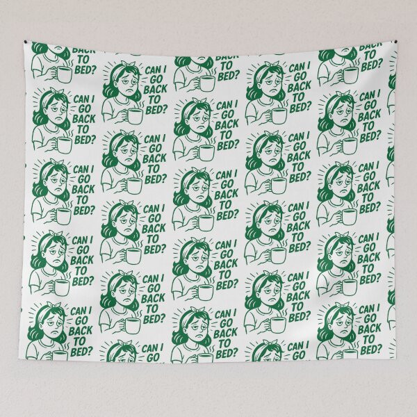 Item preview, Can I Go Back to Bed? designed and sold by GinColorist.