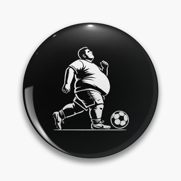 Item preview, Footballer with gut and ball feeling designed and sold by RetroMaritalArt.