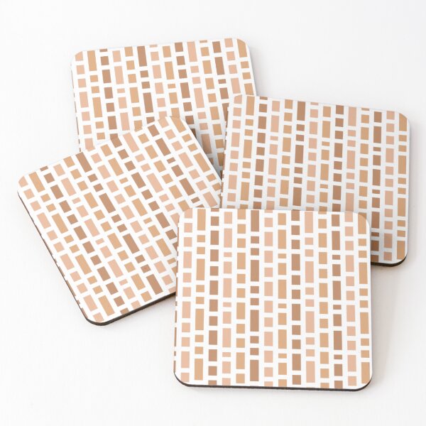 Item preview, Beige Geometric Cubes Pattern designed and sold by Pattern&Pixel.