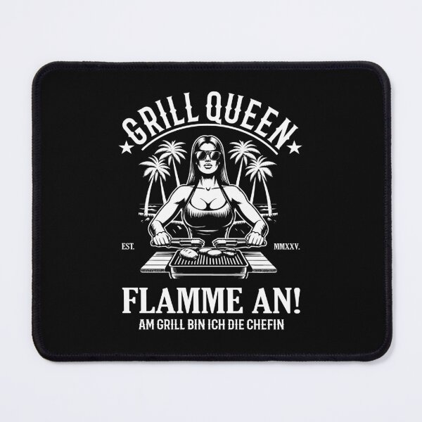 Item preview, Grill Queen - Flame to Chef at the Grill designed and sold by RetroMaritalArt.
