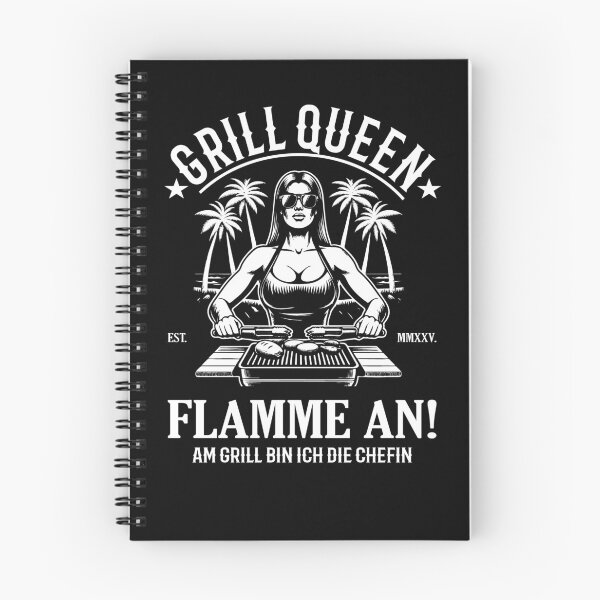 Artikelvorschau, Grill Königin - Flamme an Chefin am Grill entworfen und verkauft von RetroMaritalArt.
