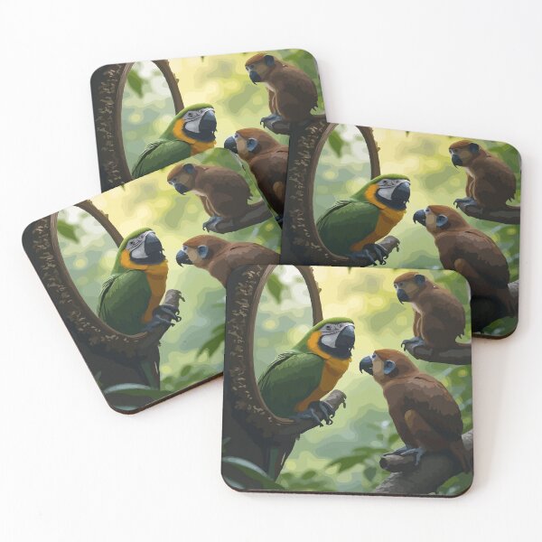 Item preview, Curious Parrot designed and sold by Whose-sweat.