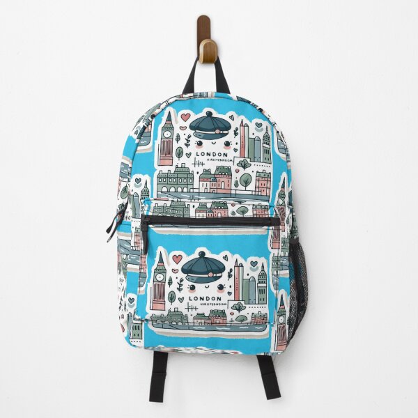 Item preview, London, United Kingdom – Minimalist Watercolor Cityscape Sticker,   designed and sold by PaintMeWorld.