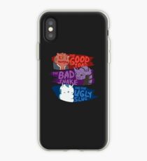 The good toad, the bad snake and the ugly slug iPhone Case