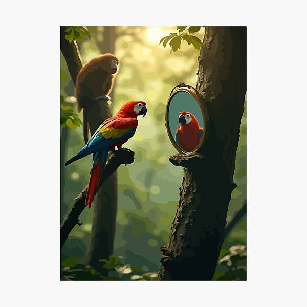 Item preview, Curious Parrot designed and sold by Whose-sweat.