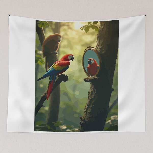 Item preview, Curious Parrot designed and sold by Whose-sweat.